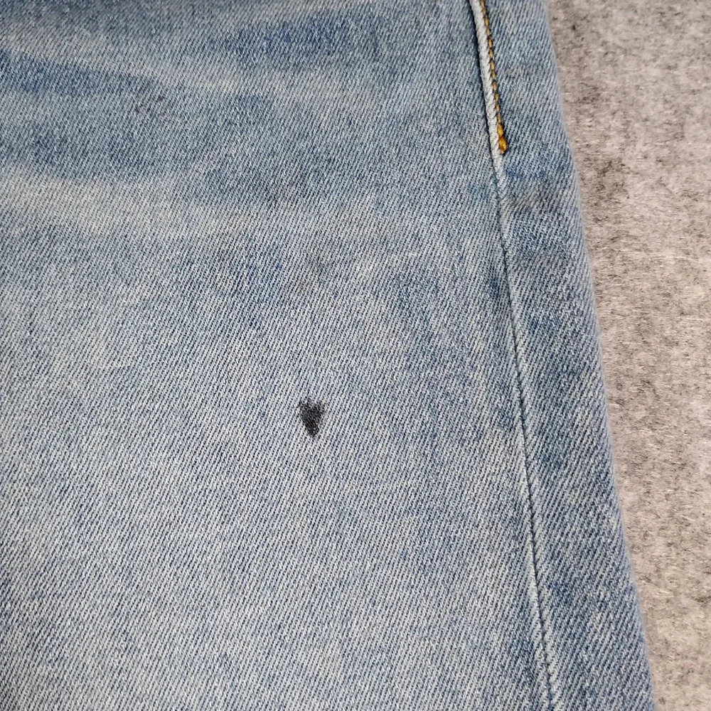 R13 Mens Slim Fit Light Wash Distressed Blue Jeans Made in Italy  32x27 - Picture 4 of 16
